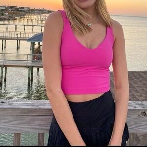 Lululemon Sonic Pink Align Tank Size 2